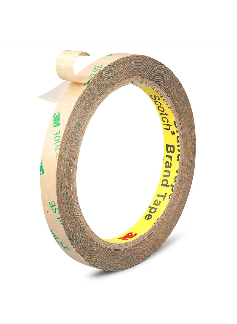 SYOSI SYOSI Double Side Tape, 0.39in x 180ft Heavy Duty Double Sided Mounting Tape, 300LSE Transparent Double Side Sticky Tape for Picture Hanging Strips, Poster, LED Strips, Art Craft, Scrapbooking  - Image 1