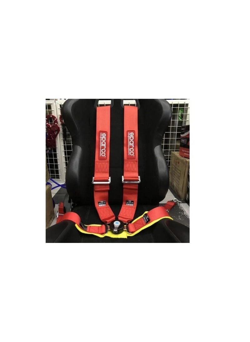 SPARCO RACING SEAT BELT RED (4-piont) - Image 3