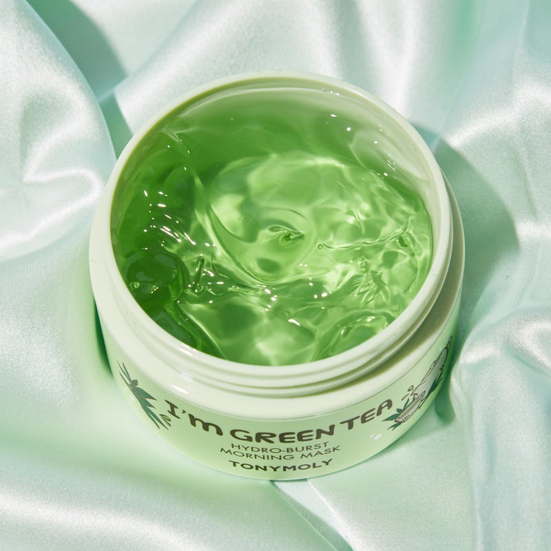 TONYMOLY Iâ€™m Green Tea Hydro Burst Morning Mask â€“ Refreshing Gel Mask for Dull, Tired Skin â€“ Hydrating, Calming, with Green Tea, Bamboo & Centella Asiatica Extracts â€“ Paraben & Alcohol Free - Image 3