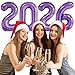 BBPOOL 2026 Purple Balloons 40 Large Purple 2026 Balloons Helium Mylar Foil Balloons for 2026 New Year Christmas Graduation Party Decoration - Image 4