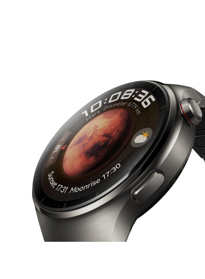 Smart Watch 4 Pro with 1.5-inch circular AMOLED screen, Bluetooth call reception, Always On Display feature, battery life lasting days, with a metal and a leather strap - Image 2