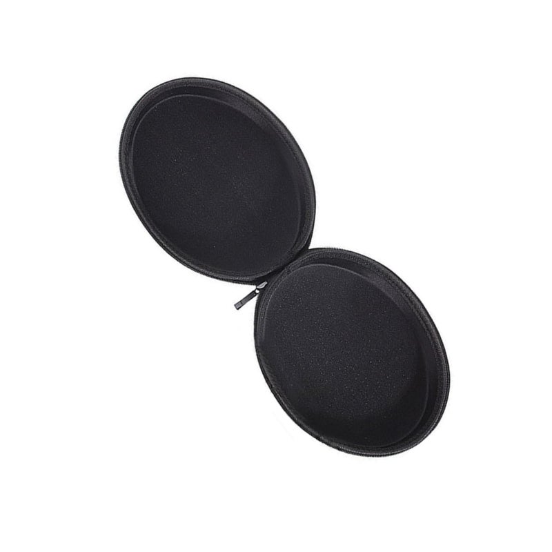 Mini EVA Headphone Case Compact Travel Pouch Lightweight Black - Image 4
