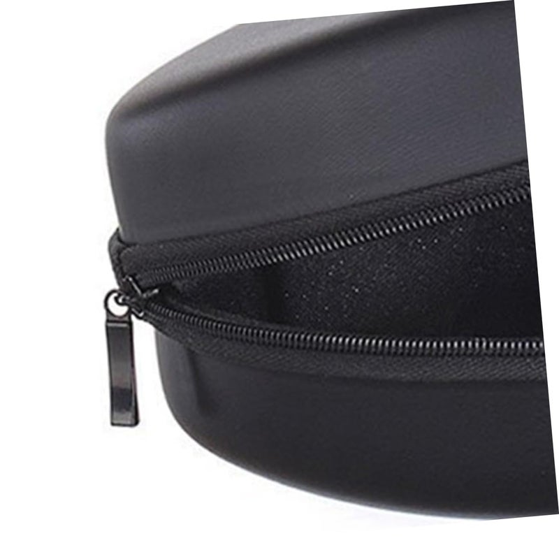 Mini EVA Headphone Case Compact Travel Pouch Lightweight Black - Image 5