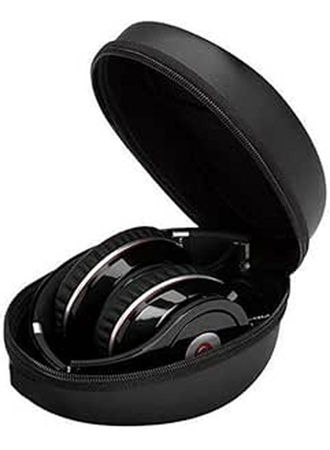 Mini EVA Headphone Case Compact Travel Pouch Lightweight Black - Image 1