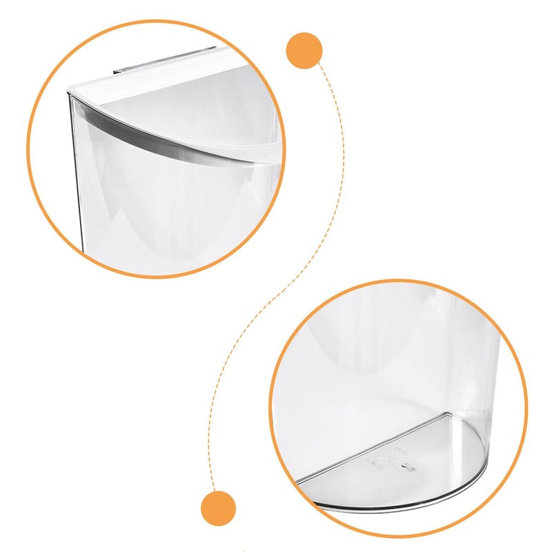 Hanging Trash Bin Kitchen Cabinet Trash Can No-Drill U-Shaped Compost Bin for Wall Mount, Portable Kitchen Garbage Organizer for Small Spaces - Image 3