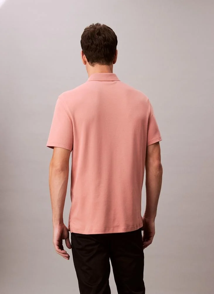 CALVIN KLEIN Cotton Short Sleeve Polo
