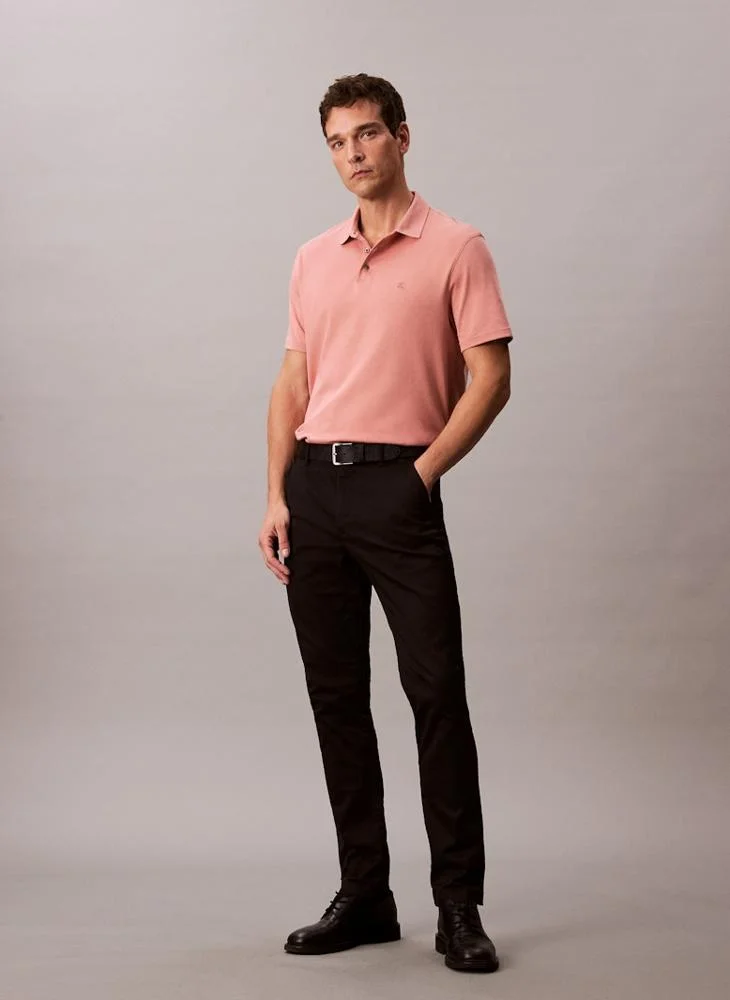 CALVIN KLEIN Cotton Short Sleeve Polo