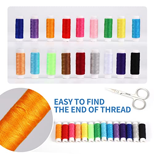 Marcoon Sewing Kit for Adults,Marcoon Needle and Thread Kit with Sewing Supplies and Accessories Contains Scissors, Measure Tape,Seam Ripper,Suitable for Home, Travel, Beginner, Emergency - Image 3