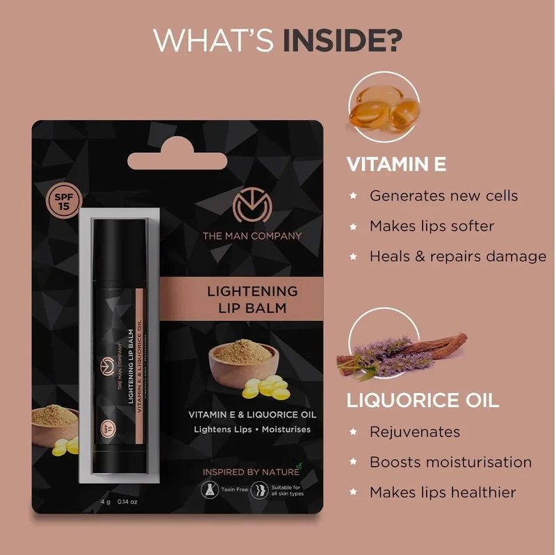 The Man Company  The Man Company Dazzle Me Up Duo | Under Eye Gel with Caffeine & Lip Lightening Balm with Vitamin E | Treatment for Dark Circles, Puffy Eyes & Dark Lips | 2-in-1 Grooming Kit for Men for Men | Best Price UAE