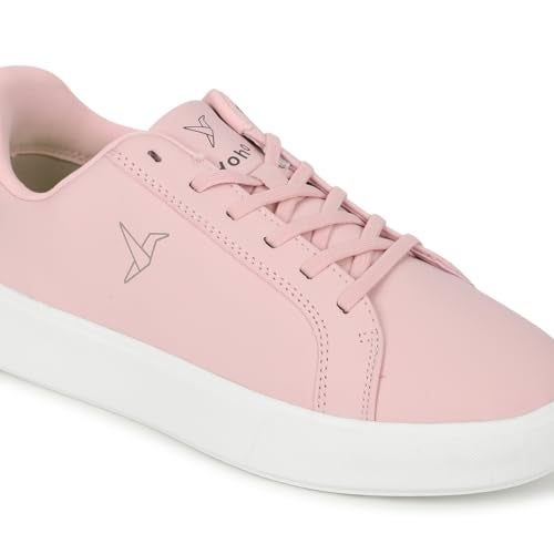 YOHO Blinc Hands Free Sneakers for Women | Truly Slip ons | Quick wear Elastic Laces, Rose Shadow - UK 7 - Image 4