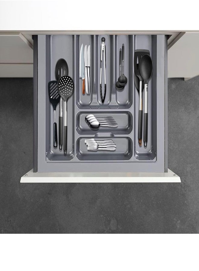 RAB PVC Cutlery tray for Kitchen Drawer/Cosmetic Stationary Storage Organizer for Modular Kitchen Basket(Code:-PVC Cutlery, Size:- 21"X 20", 600MM, Pack of 1 PCS) - Image 2