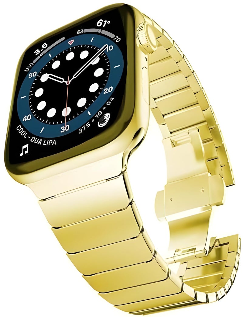 Next Store Stainless Steel Metal Band for Apple Watch 42/44/45/49mm, Adjustable Replacement Strap for iWatch Ultra/Series 8–1 - Image 2