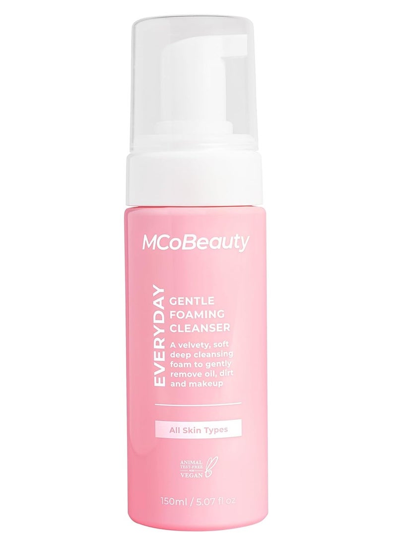MCoBeauty - Everyday Gentle Foaming Cleanser - Lightweight Face Wash with Soothing Botanicals - Removes Makeup, Dirt and Impurities - Vegan, Cruelty Free Skin Care - Image 1
