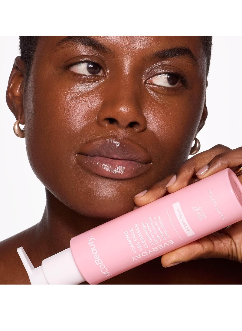 MCoBeauty - Everyday Gentle Foaming Cleanser - Lightweight Face Wash with Soothing Botanicals - Removes Makeup, Dirt and Impurities - Vegan, Cruelty Free Skin Care - Image 3