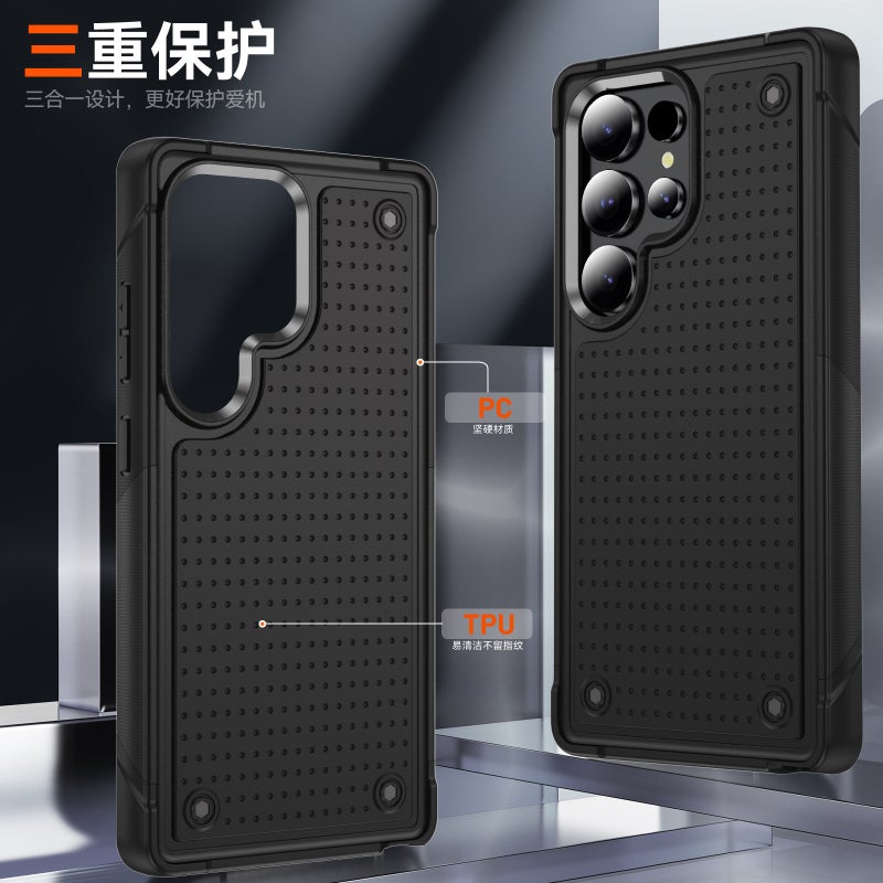 Shockproof PC+TPU Phone Case for Samsung Galaxy A54 S25 Ultra S25 Plus, Slim Anti-Scratch Protective Cover - Image 4