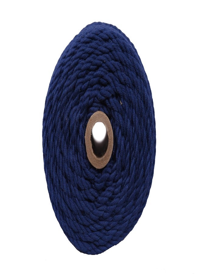 DK Craft Touch 5mm (50 metre) Twisted Macrame Cotton Cord/Thread for Craft Work,Plant Hanger Ropes (Ink Blue) - Image 4