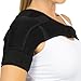 Vive Shoulder Brace for Women Men Injury Recovery Compression Support Sleeve for Rotator Cuff Injuries Arthritis Sprain Dislocation PT Targeted Inflammation Pain Relief Black Medium - Image 1
