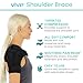 Vive Shoulder Brace for Women Men Injury Recovery Compression Support Sleeve for Rotator Cuff Injuries Arthritis Sprain Dislocation PT Targeted Inflammation Pain Relief Black Medium - Image 4