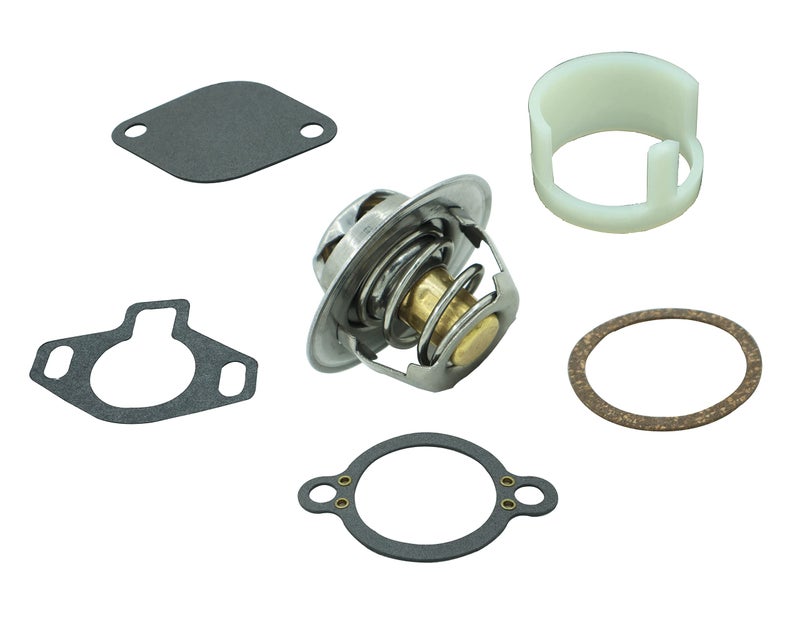 Thermostat Kit For Mercruiser 807252Q5 1987UP Sierra 183647 gaskets Sleeve for 43L 50L 57L 74L 82L 160