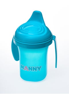 Generic Nanny non-spill sippy cup with handle blue  - Image 3