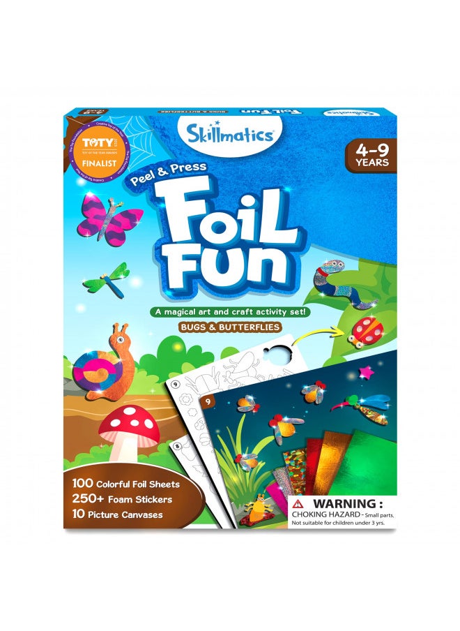 Skillmatics Art & Craft Activity - Foil Fun Bugs & Butterflies, No Mess Art for Kids, Craft Kits & Supplies, DIY Creative Activity, Gifts for Boys & Girls Ages 4, 5, 6, 7, 8, 9, Travel Toys - pzsku/ZA499BF30B0114A4C857DZ/45/_/1732281915/4aa002e8-953e-4bd5-af3d-ad2a5e88f513