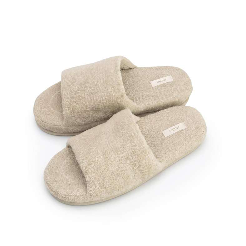 Pan Home Kyoto Cozy Cushioned Terry Indoor Slippers - Wheat - 212PSF9900005 - Image 4