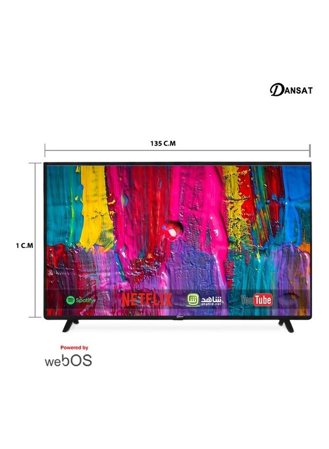 دانسات تلفاز 55 بوصة 4K سمارت WebOS + جهاز التحكم السحري موفر للطاقة - Image 2