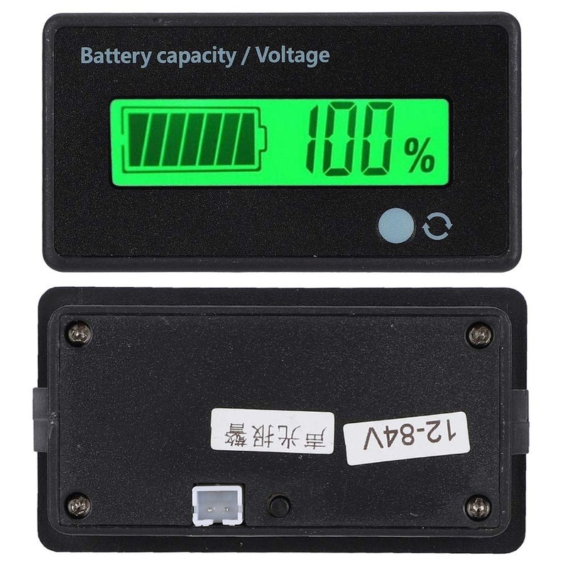 GY 6D PCB HTN Battery Capacity Monitor with Sound Light Alarm Green Light Backlight for 12V to 84V Lead Acid Batteries - Image 4
