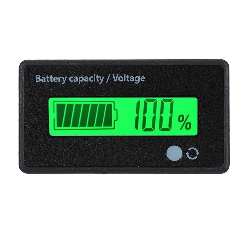 GY 6D PCB HTN Battery Capacity Monitor with Sound Light Alarm Green Light Backlight for 12V to 84V Lead Acid Batteries - Image 3