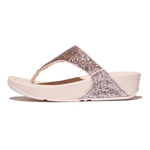FitFlop صنادل فيت فلوب النسائية لولو متعددة الألوان مع لمعة، وردي، 7 - Image 1