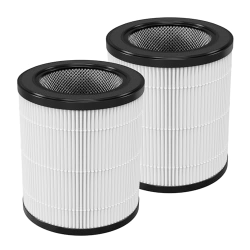 Cobectal Genuine Replacement Filter Compatible with ZQA-4000B ZQA-4000C ZQA-4000A, Cobectal H14 True HEPA 3-in-1 Filter, 360°High-Efficiency 3 Layer Filtration (2 Pack) - Image 1