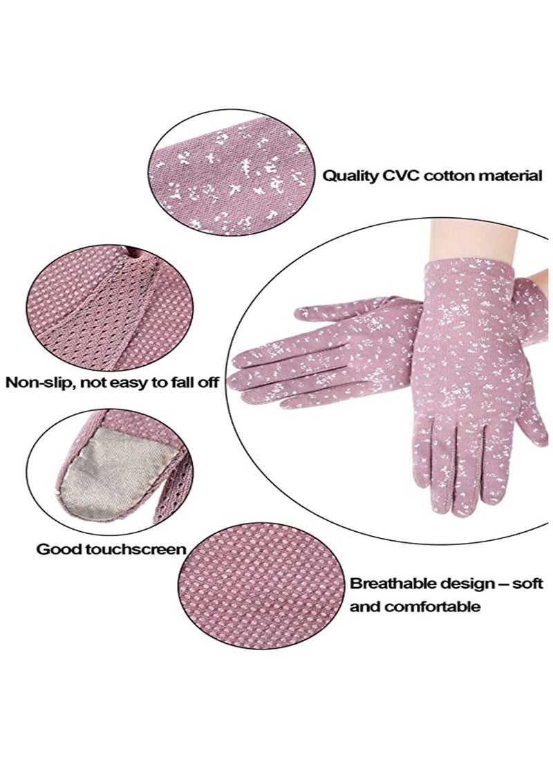 Inder - 1Pair Sun Protection Touchscreen Gloves UPF45 UV Protection Breathable Non-Slip Summer Gloves for Driving Riding Outdoor Activities (Black) - Image 1