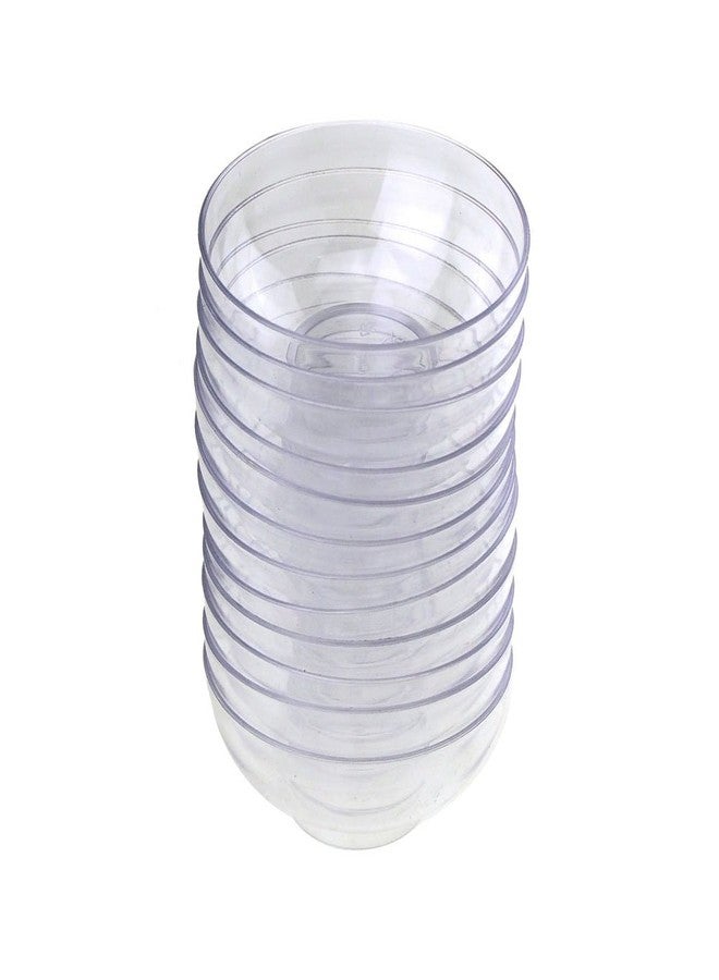 Homeford Clear Plastic Appetizer Dessert Mini Cup Dish Bowl Disposable Reusable, 2-3/4-inch, 12-count - Image 1