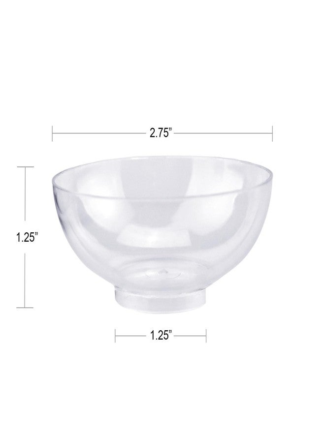 Homeford Clear Plastic Appetizer Dessert Mini Cup Dish Bowl Disposable Reusable, 2-3/4-inch, 12-count - Image 3