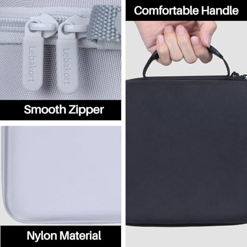 Lebakort Hard Case Compatible with Canon SELPHY CP1500 CP1300 CP1200 Compact Photo Printer (Off White Case) - Image 5