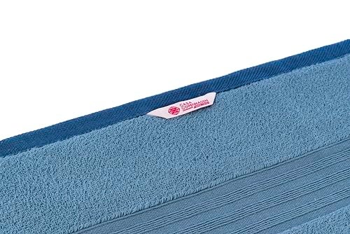 Casa Copenhagen - Egyptian Cotton Zero Twist 1 Pcs Large Bath Towel (75 X 150cm) Colour : Dusty Blue - Image 2