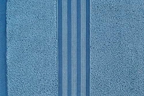 Casa Copenhagen - Egyptian Cotton Zero Twist 1 Pcs Large Bath Towel (75 X 150cm) Colour : Dusty Blue - Image 3