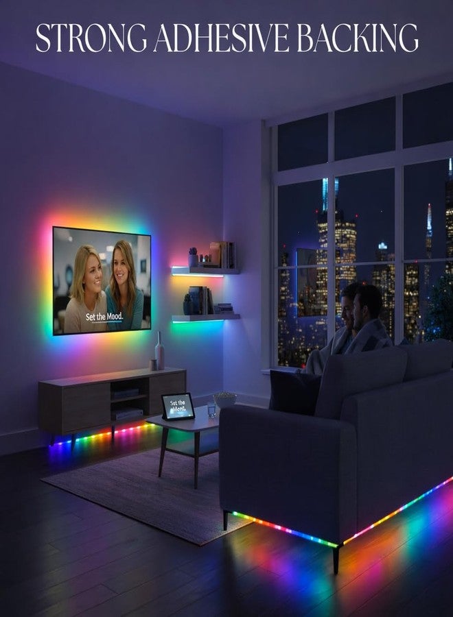 NEWNESS 5 Meter Waterproof LED Strip Light Multicolor, RGB LED Rope Light for False Ceiling, Living Room, Party & Home Decoration Lights - Image 3