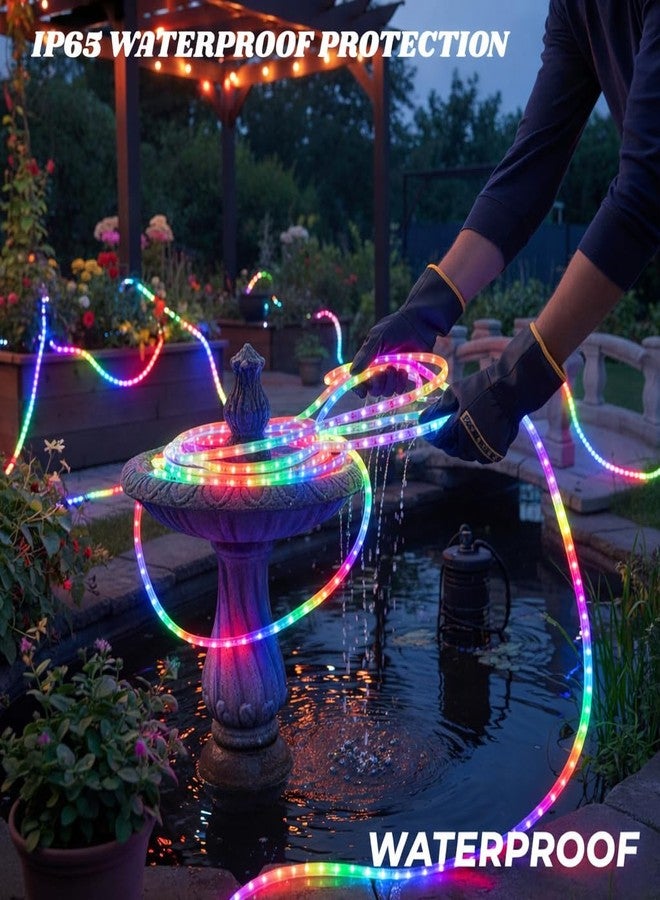 NEWNESS 5 Meter Waterproof LED Strip Light Multicolor, RGB LED Rope Light for False Ceiling, Living Room, Party & Home Decoration Lights - Image 4