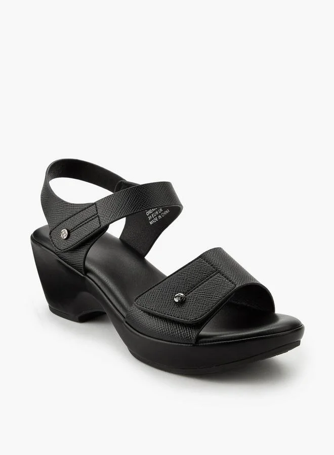 فلورا بيلا من شو إكسبرس Flora Bella Women Textured Wedge Heel Sandals