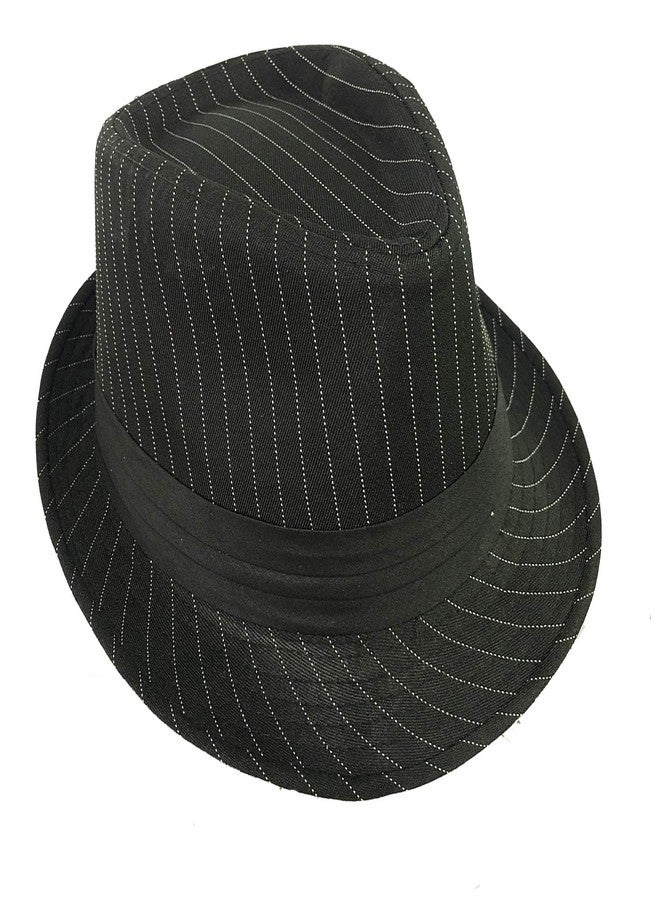 EFORLED 1920s Costume Accessories Set for Men - Fedora Hat,Gatsby Gangster Vest,Vintage Pocket Watch,Plastic Cigar,Pre Tied Bow Tie,Tie,L - Image 2