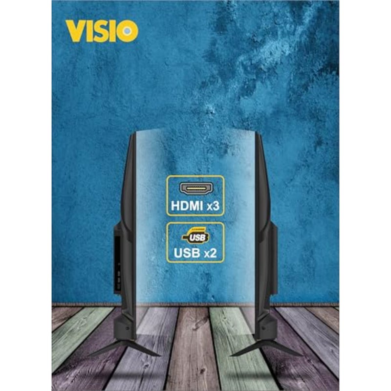 55VHSwebOS تلفزيون QLED WebOS مقاس 55 بوصة بدقة 4K للاستخدام في غرفة المعيشة، وإطار معدني أسود، وصوت Dolby Digital وحامل حائط مضمن - Image 4