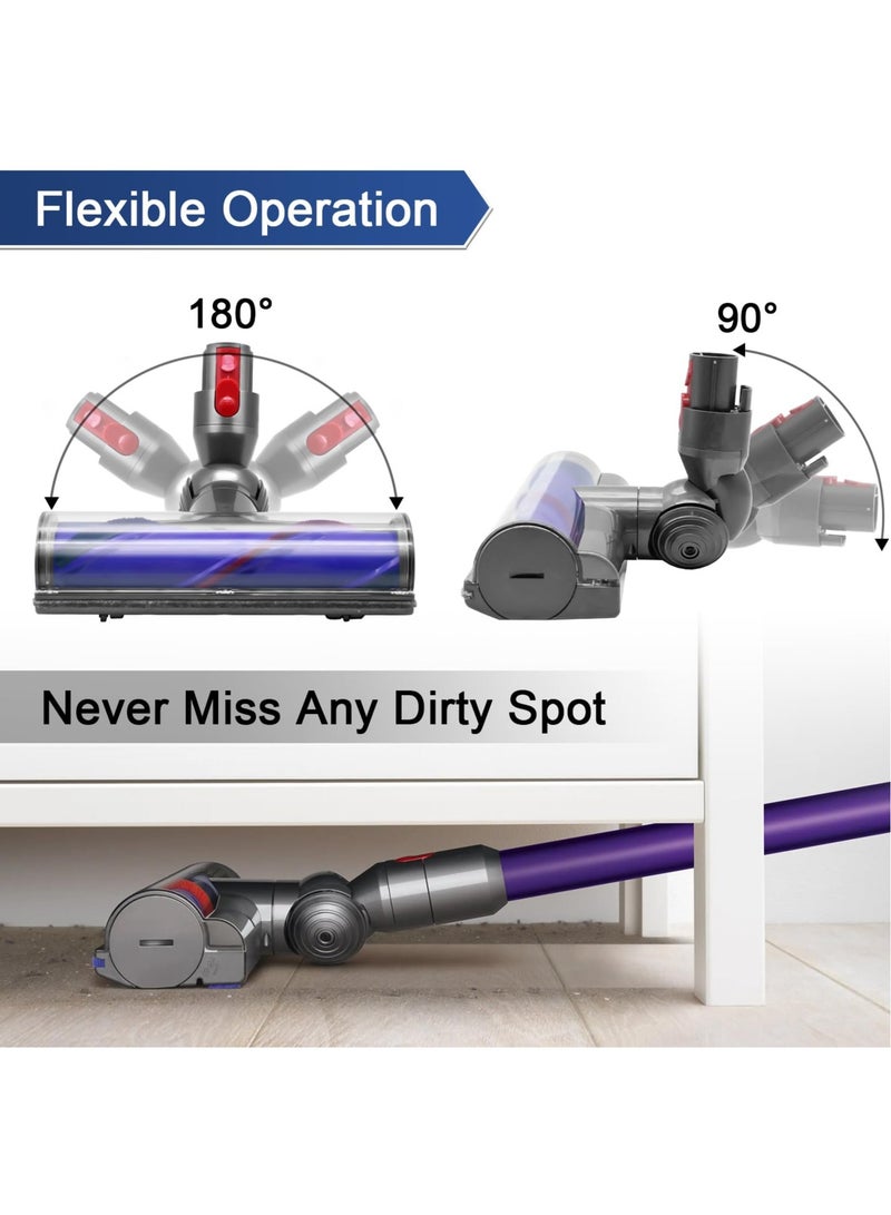 Quick-Release Motorhead Cleaner, for Dyson V7 V8 V10 V11 V15 Vacuums Models Cleaner Head SV10 SV11 SV12 SV14 Replacement Part Electric Head, for Hardwood Floor Carpets - Image 2