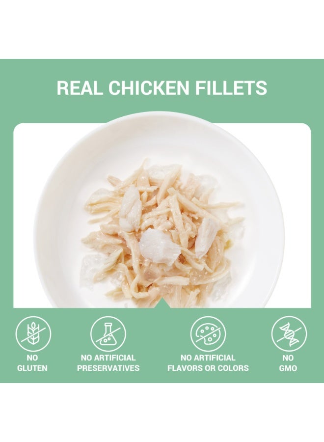 Schesir Complements Cat Wet Food in Jelly Can- Chicken With Seabass 70gx12pcs - Image 4