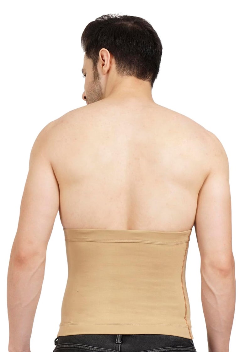 Dermapress Moderate Compression Abdominal Shapewear | Slip-On Design | Support for Post-Cesarean, Postpartum, and Abdominal Liposuction | Umbilical and Abdominal Hernia (Beige, 5XL) - Image 2