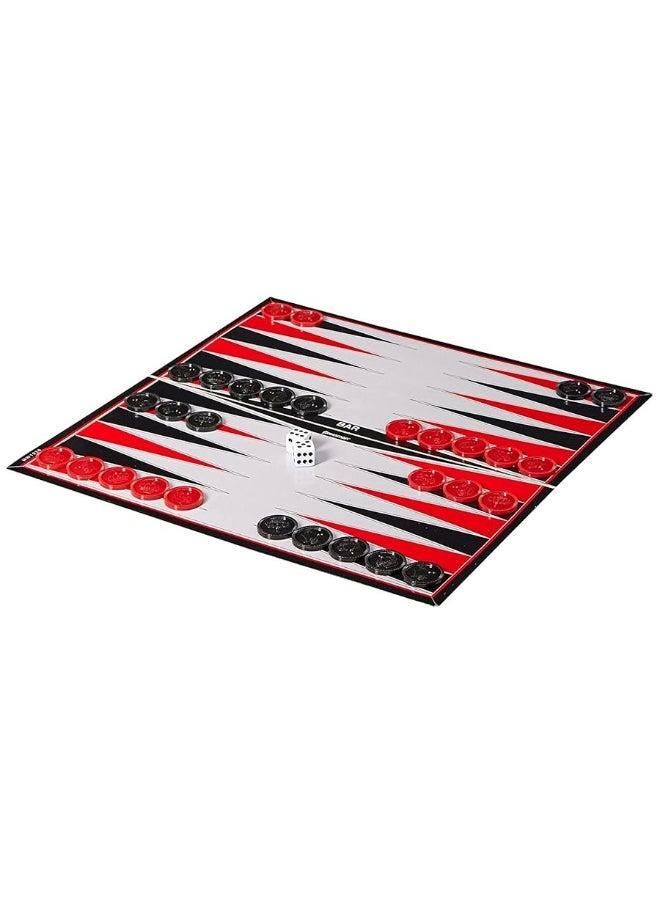 Pressman Pressman Chess / Checkers / Backgammon - 3 Games in One with Full Size Staunton Chess Pieces and Interlocking Checkers, 15.62 x 8.00 x 1.50 Inches  - Image 2
