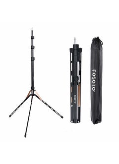 FOSOTO 75in Fold Video Tripod Light Stand Super Lightweight Compact for Speedlight, Flash, Umbrella, Softbox, Filming Product Portrait Shooting Lighting Stand  - Image 1