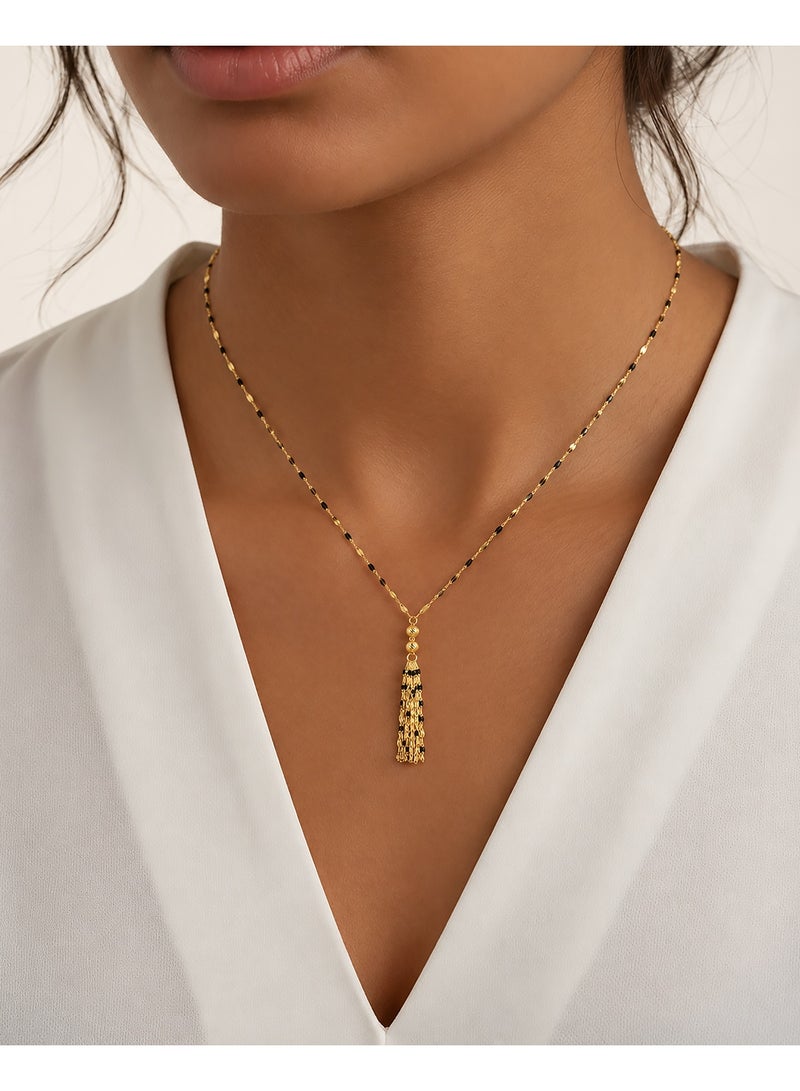 Ruby Art Gold 18K real Gold Necklace for women- 0.87 Grams - Image 2