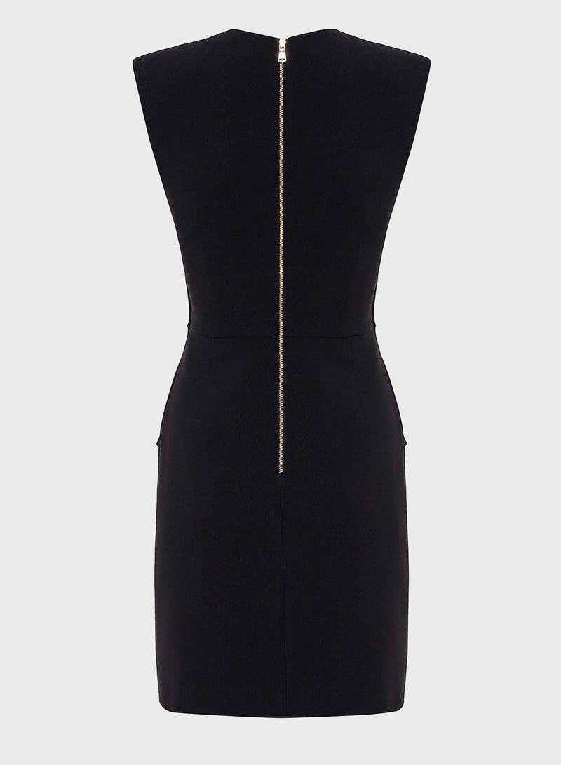Nocturne Sleeveless Fitted Dress  - Image 2