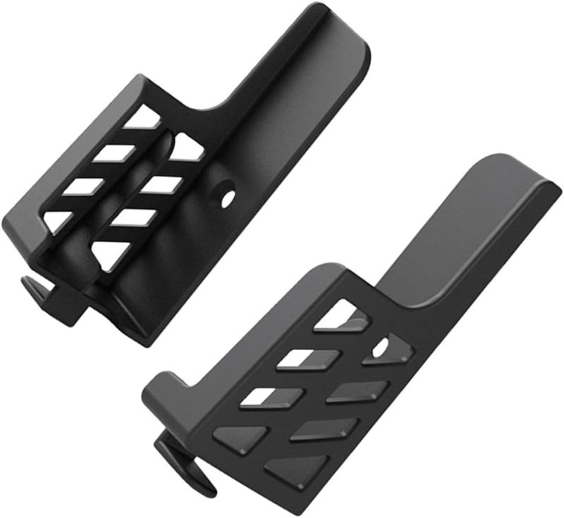 1pc Dual-Slot Tablet and Phone Stand Compact Holder for Desk Lightweight and Portable Mobile Device Support for Use Black - Image 1